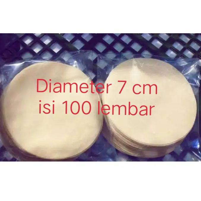 

[KODE PRODUK KTSKI7850] Kulit dimsum,100 lembar/pack 7 cm