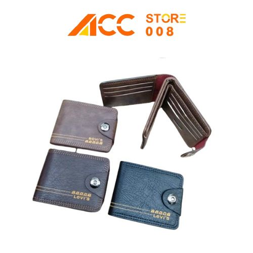 Dompet Lipat Premium BS62 MATERIAL PU DOMPET PENDEK DOMPET LIPAT ACC