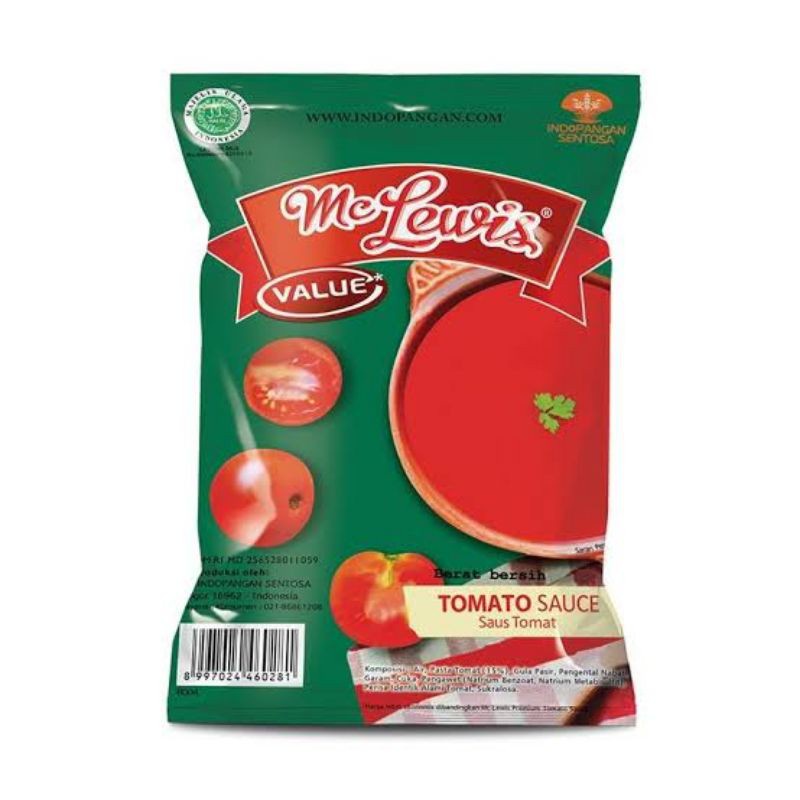 Mc Lewis Tomato Sauce (Saos Tomat) 500Gr