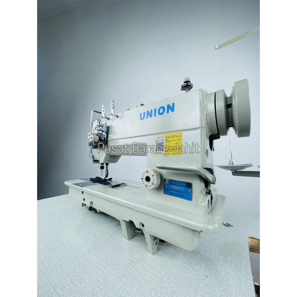 Union UN 842-5 Mesin Jahit Jarum 2 Double Needle High Speed Industri