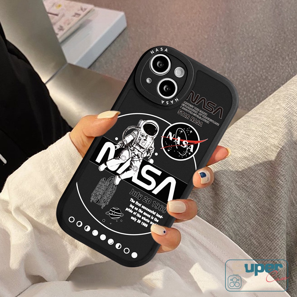 Soft Case Untuk Realme C53 C25Y C55 C21Y C11 C15 C35 C25s C25 C12 C31 C17 C30 C21 C2 C20A C3 C17 C20 Realme 10 PRO+8 5 9i 8i 8Pro 6i 5i 5s 6s 6 7i Merek Trendy Tutup Belakang TPU NASA