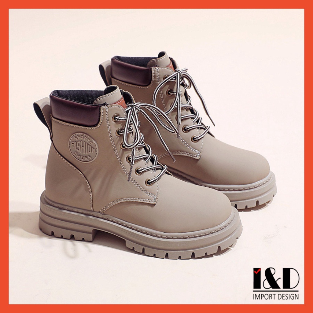 [ Import Design ] Sepatu Boots Wanita Import Premium Quality ID196