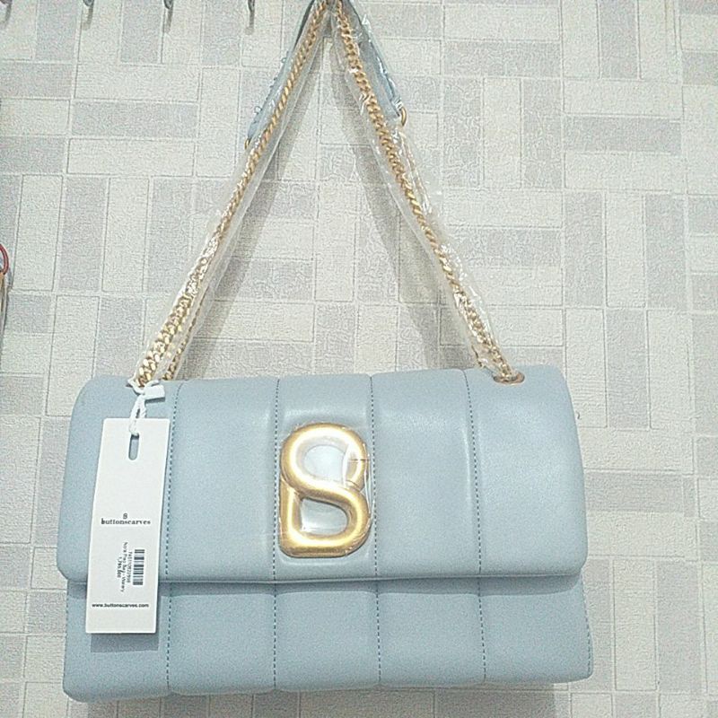 Tas Buttonscarves As is Nora Flip bag original Button Scarves light gray