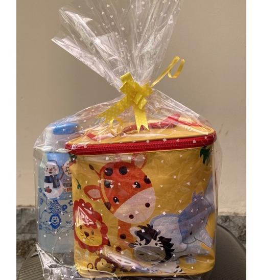 

✨ 7.7 Tas kubus+botol 350 ml+wrapp+pita/Tas kubus/tas souvenir-tas souvenir ulang tahun- Tas ulang tahun