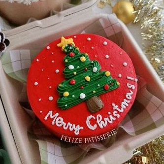 

Pohon Natal Christmas tree bento lunch box cake kue ulang tahun