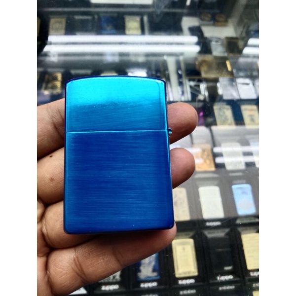 Korek Api Zippo Blue Ice Muda Grade USA