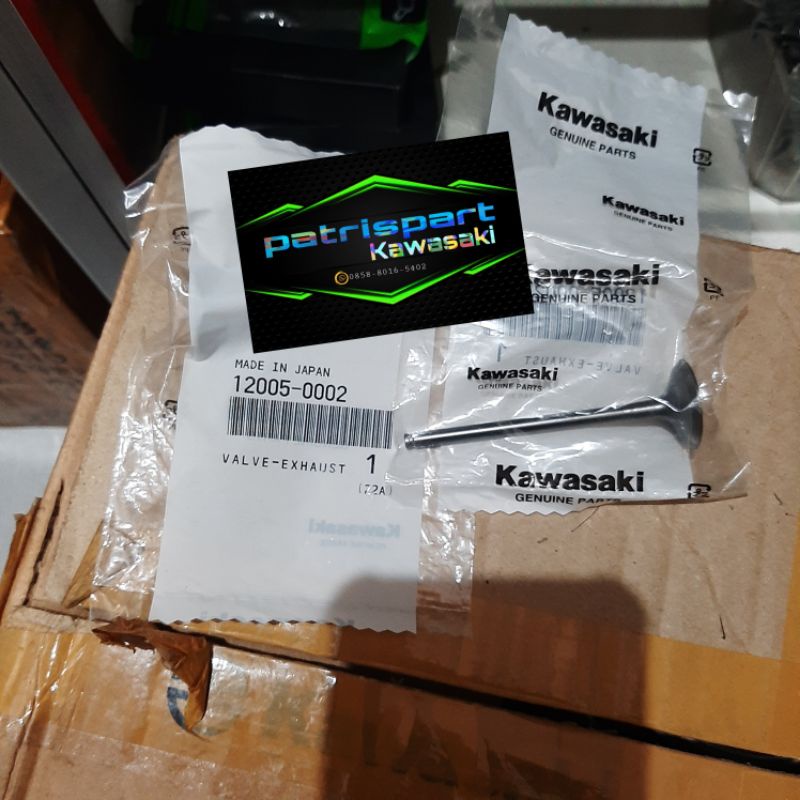 Klep kelep ex klep pengapian ex kx250 kx 250 original kawasaki