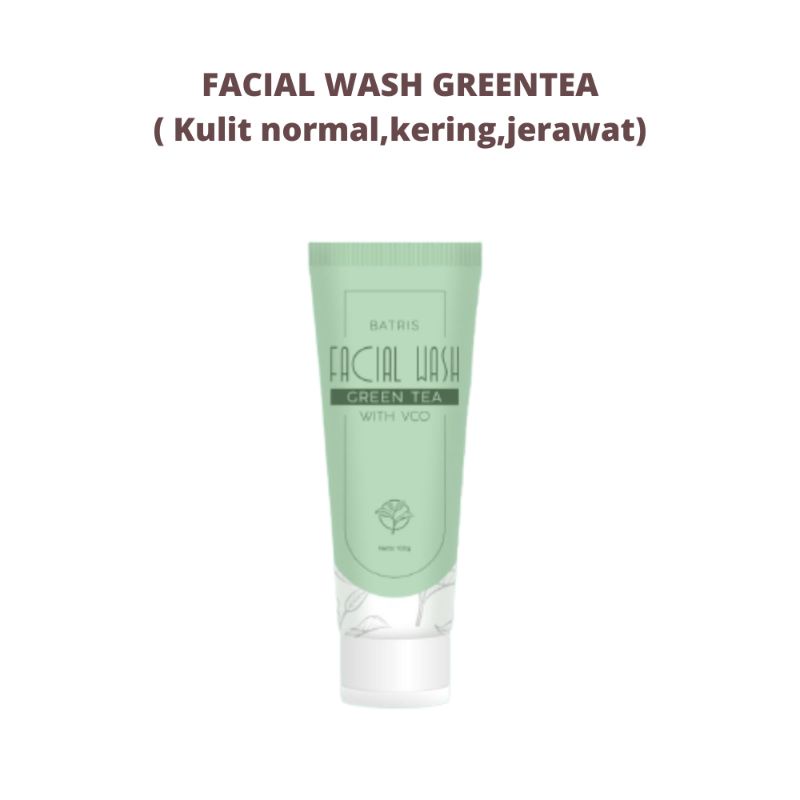 (BISA COD) FACIAL WASH GREENTEA BATRISYIA / FACIAL WASH UNTUK JERAWAT