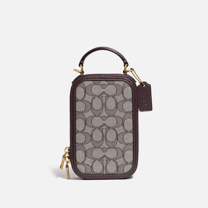 Coach Alie Camera Bag In Signature Jacquard (C 4866)