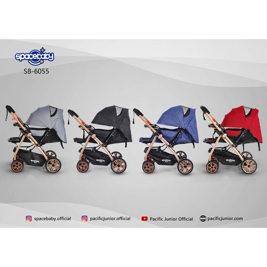 SPACE BABY Baby Stroller SB 6215 SB 6202 SB 6217 SB 6212 SB 6055  KERETA DORONG BAYI SPACEBABY SB6215 SB6202 SB6217 SB6212 SB6055 GAGANG HADAP DEPAN BELAKANG