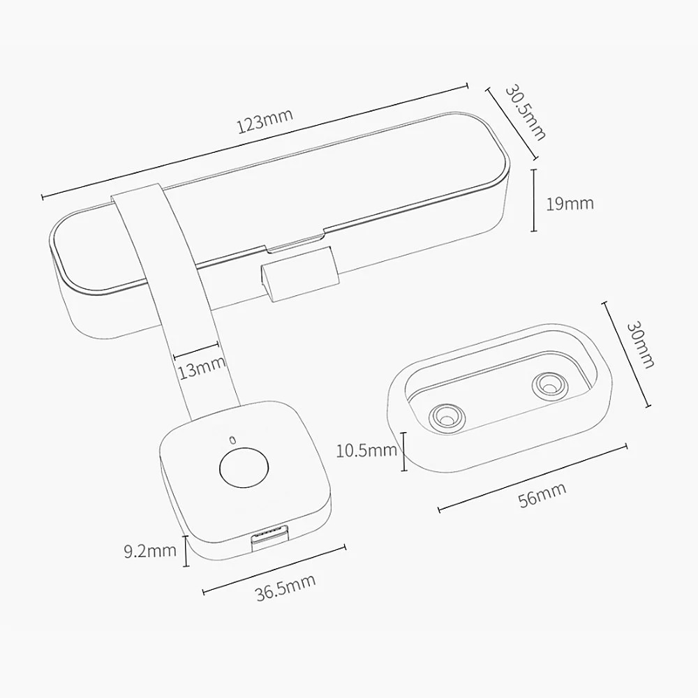 Kunci Laci Meja - YEELOCK Fingerprint Lock Keyless Drawer Lock ZNGS06YSB