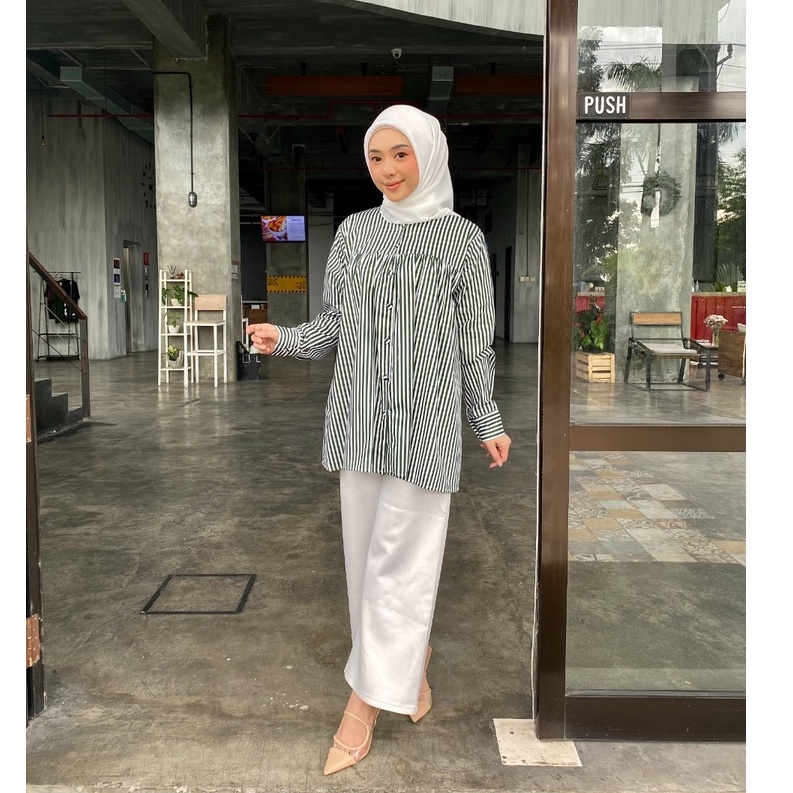 Radwah - Savina Top Stripe - Atasan Wanita