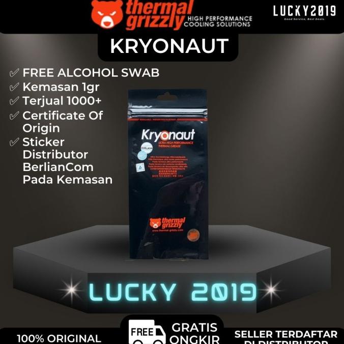 Thermal Grizzly Kryonaut 1gr Thermal Paste 100% ORIGINAL
