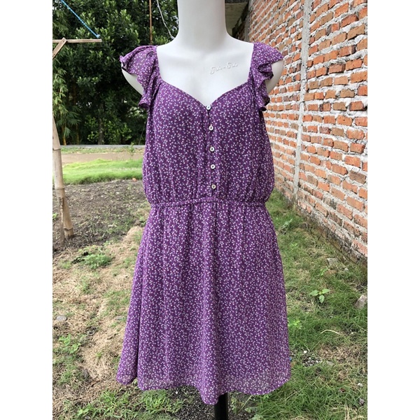 DRESS SIFON OL PRELOVED PL MINI DRESS KUTUNG