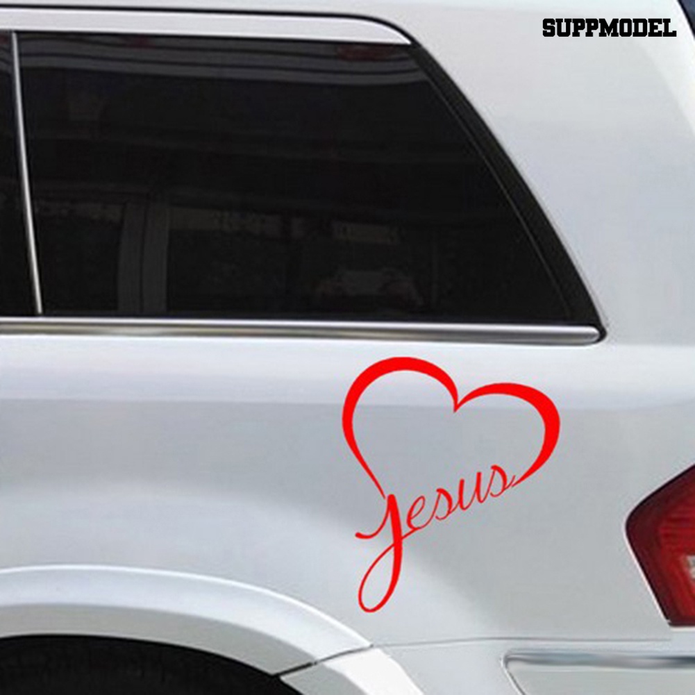 [Auto] Hati Yesus Dapat Dilepas Tahan Air Mobil Styling Jendela Bumper Decal Decor Sticker