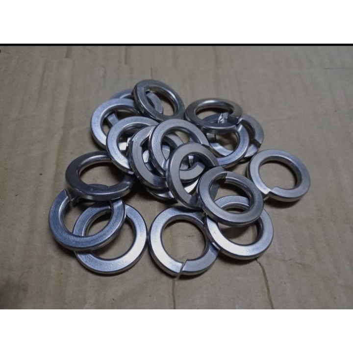 RING VER PUTIH M8/ WL PUTIH M8/ SPRING WASHER PUTIH M8