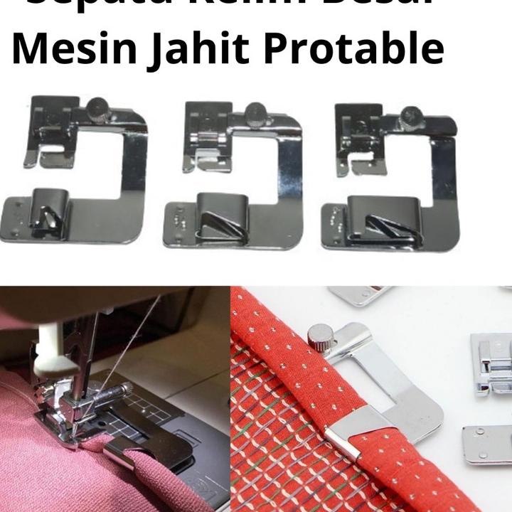 Terlaris Sepatu kelim besar / Septu kelim gulung besar mesin jahit portable/janome/brother ,,