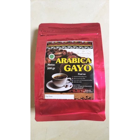 

Kopi Arabica Gayo 200 Gr
