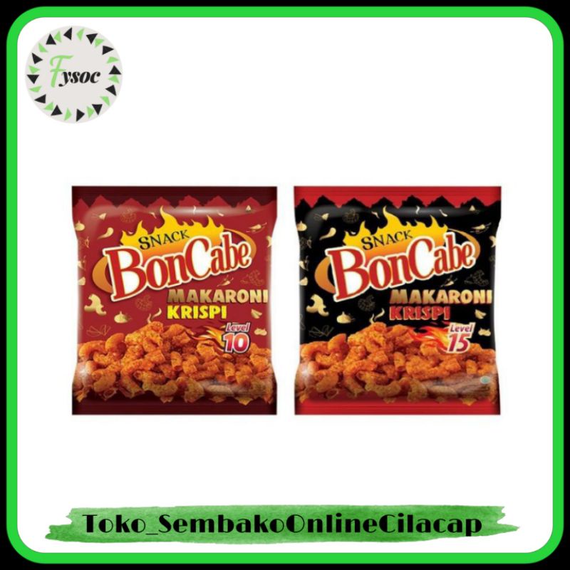 BONCABE MAKARONI KEMASAN BUNGKUS KECIL 27 GR