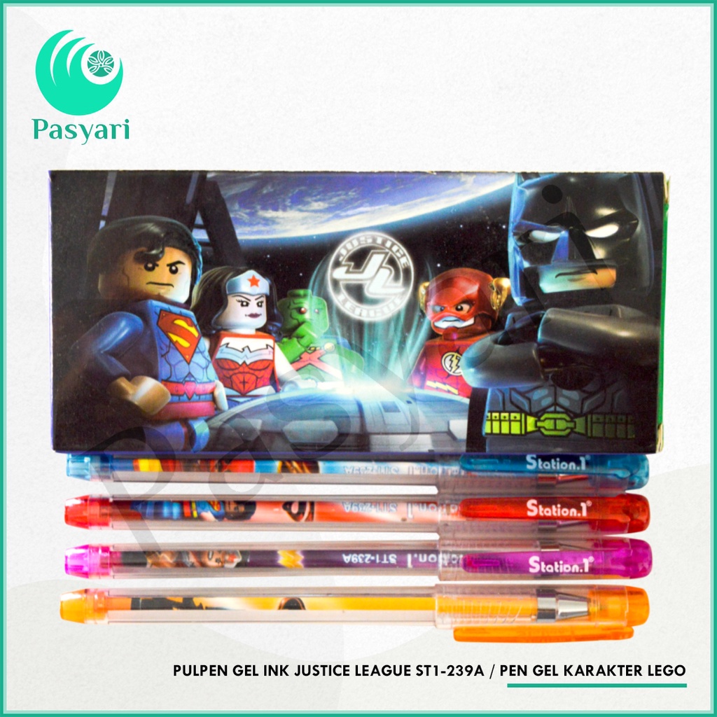 

Pulpen Gel ink Justice League ST1-239A / pen gel karakter Lego