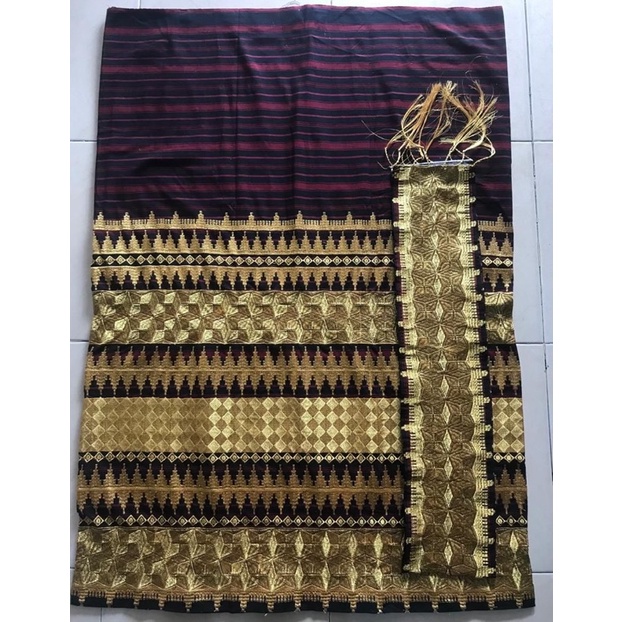Kain Tapis/ Kain Mato Kibau Bordir/ Kain Jungsarat Bordir/ Kain Adat Lampung/ Kain Tapis Lampung
