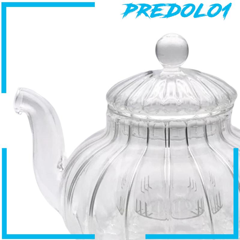 [Predolo1] Teko Kaca Dengan Saringan Teh Untuk Mekar Dan Longgar Leaf Tea Maker