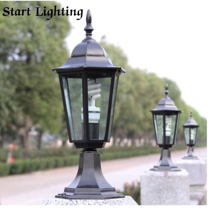 Lampu pilar taman waterproof /lampu pagar