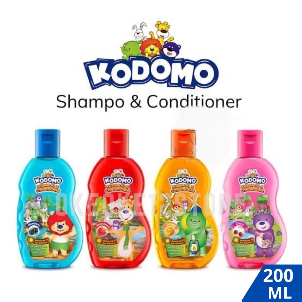 KODOMO Shampoo &amp; conditioner 200ml (ED 2025)