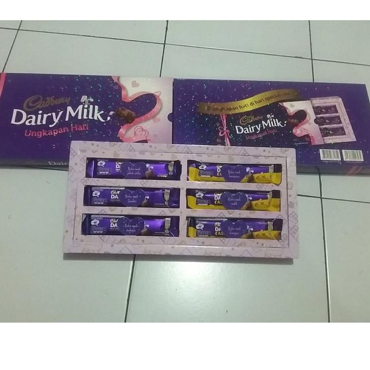 

(G>1W➸) gift box coklat Cadbury 30gr//bucket Silverqueen 28gr//bucket Cadbury 30gr kekinian