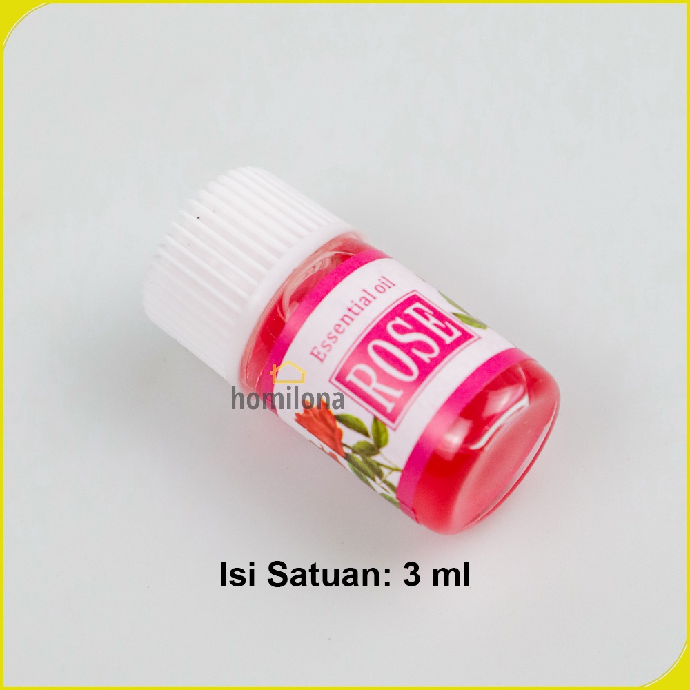 Taffware HUMI Essential Oils Minyak Aromatherapy Diffusers 3ml Rose 6 PCS 26461