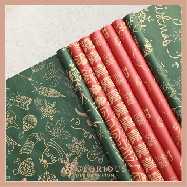 

Christmas Wrapping Paper Kertas Buket Natal Kertas Kado Natal
