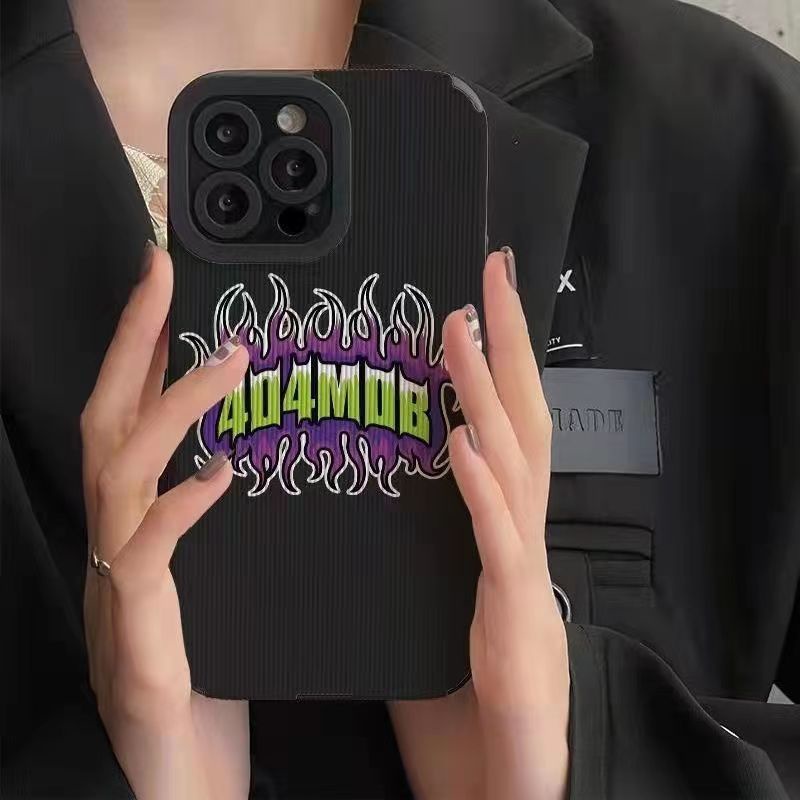 Pola Ins Cocok Untuk Iphone14 14pro 14Plus 14prm Iphone13 13prm iPhone 11 7Plus 8Plus Xr XS 12 Pro Max Empat Sudut Casing Ponsel Tahan Guncangan