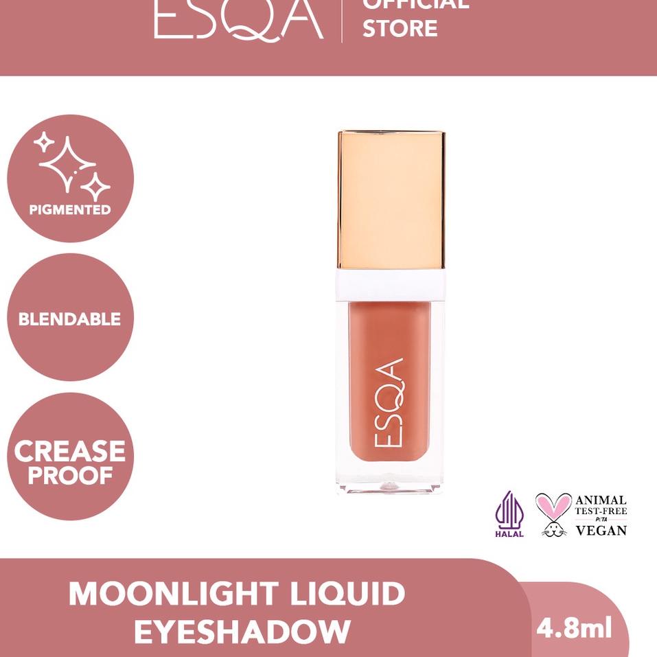 【Penjualan Terbaik】✅COD ESQA Moonlight Liquid Eyeshadow - Lunar