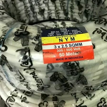 Nym 3X2,5Mm Eterna / Kabel Eterna 3X2,5Mm Nym / 1Roll 50Meter