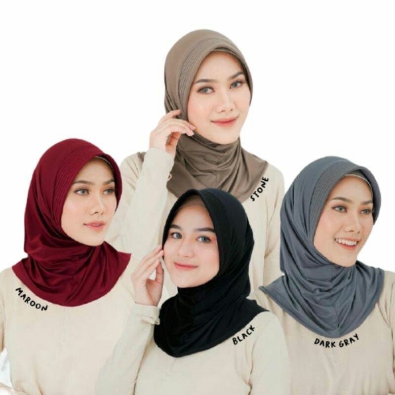 Bergo Sport || Kerudung Olahraga || Hijab Senam || Hijab Sport || Bergo Sport Pendek || Bergo