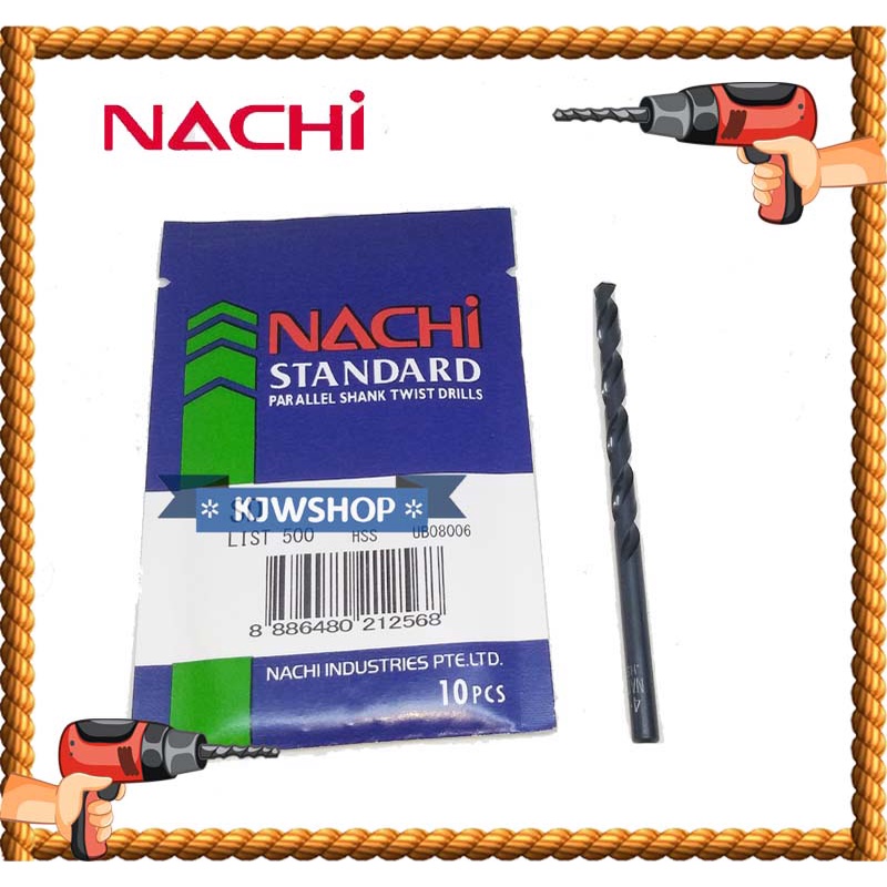 Mata Bor 3.5 mm Mata Bor Besi Nachi 3,5 mm Mata Bor Besi HSS Nachi 3.5mm Original Asli Mata Bor NACH