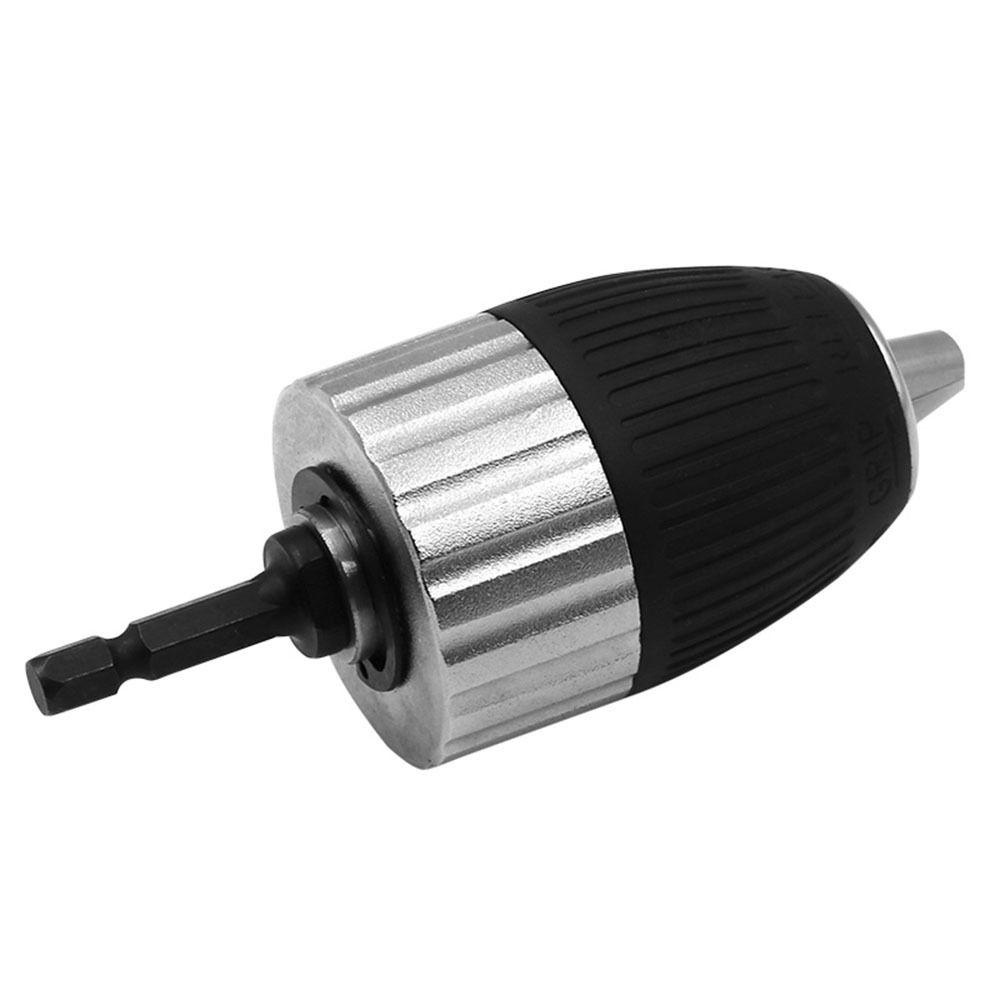 Populer Chuck Konversi Bor Tangan Tahan Lama 3/8-24UNF Konversi Dudukan Mata Bor Impact Hammer