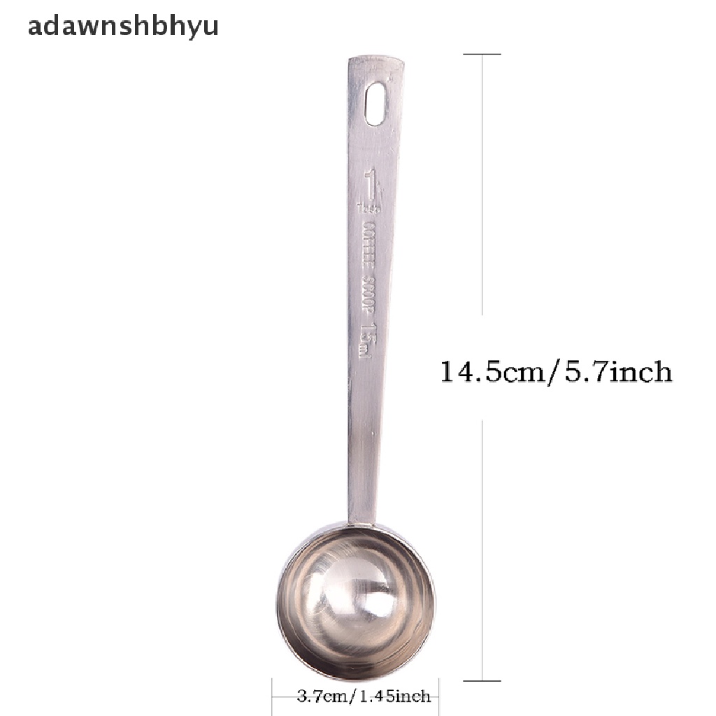 Adawnshbhyu Sendok Takar Kopi Sendok Makan Stainless Steel Scoop Coffee Tea Baking Sugar ID