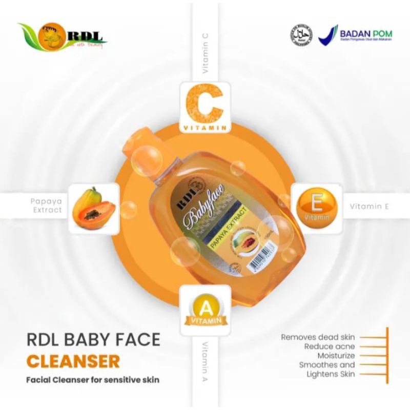 RDL FACIAL CLEANSER 150ML BPOM