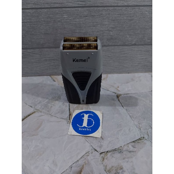 Alat Cukur Kumis Jenggot Electric Shaver Recharge Kemei Km 3383 ORIGINAL