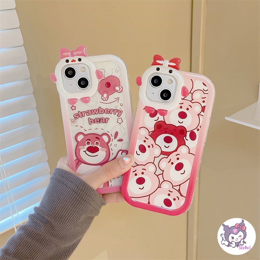 Realme Soft Case Pelindung Lensa Motif Kartun Monster Beruang Kecil Untuk C35 C31 C30 C25Y C21Y C15 C12 C11 C21 C20 C17 C3 9i 7i 6i 5i 5s 5 Narzo 50A