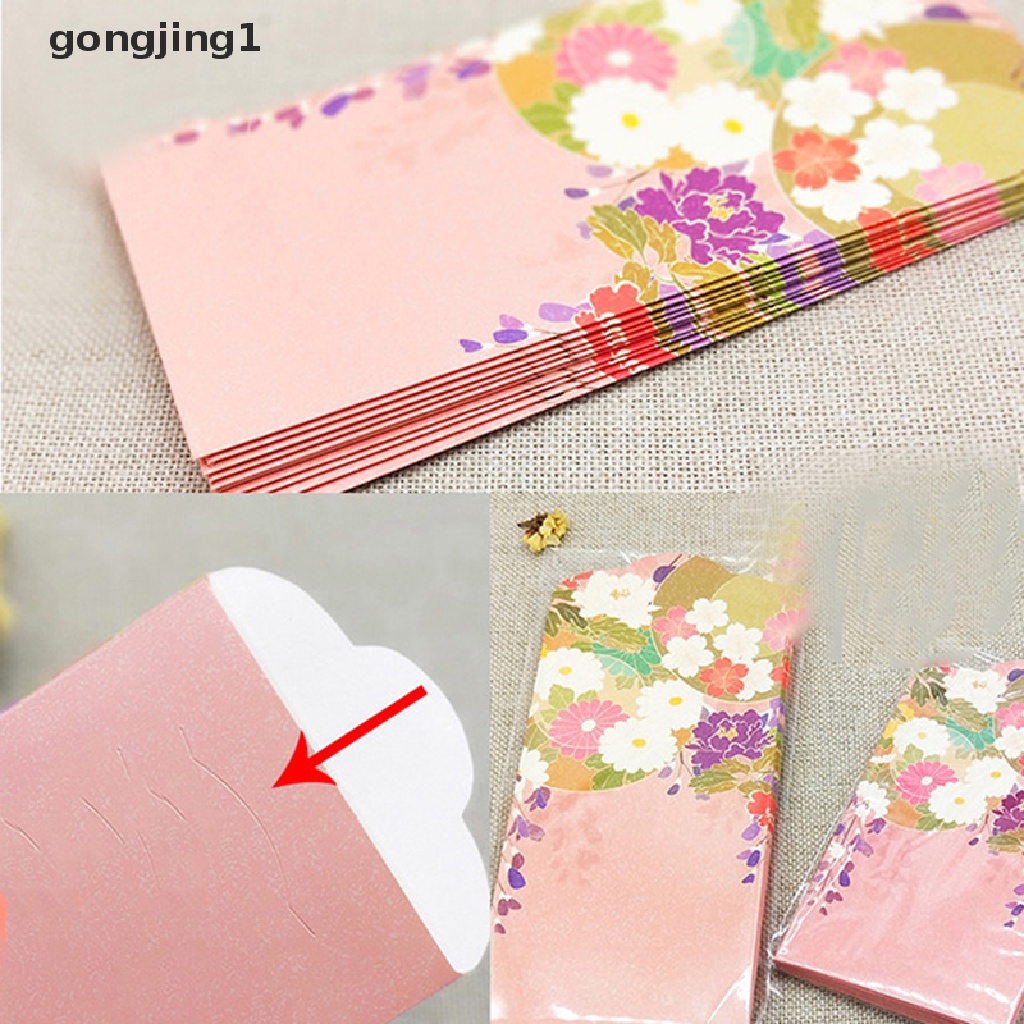 Ggg 10 Pcs Amplop Merah Imlek Kreatif Hongbao Tahun Baru Festival Musim Semi Amplop ID