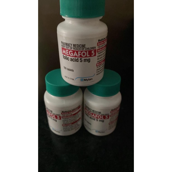 MEGAFOL 5 Folic Acid 5mg isi 100 tablets