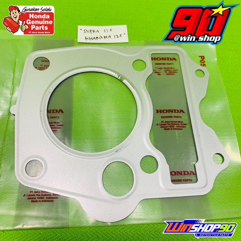 paking gasket kop head cylinder honda supra 125 karbu supra 125 fi kharisma KPH