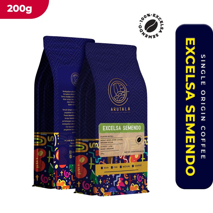 

ARUTALA Kopi Excelsa Semendo 200 gram - Giling Halus