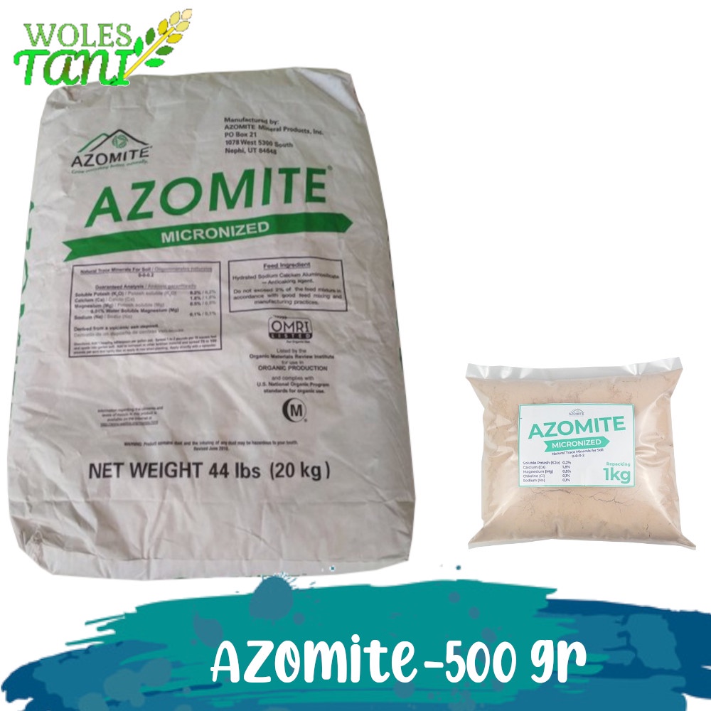 Azomite 500 Gram Mineral Penting Tanaman