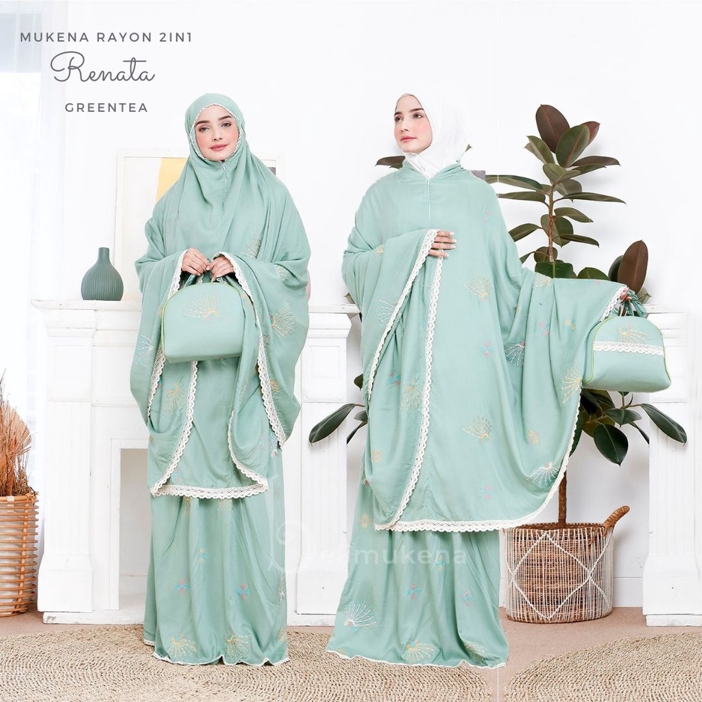 Mukena Dewasa Rayon 2in1 Renata