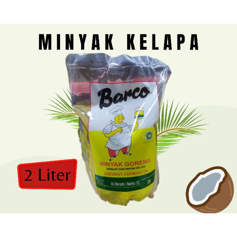 

barco minyak goreng kelapa 2 liter