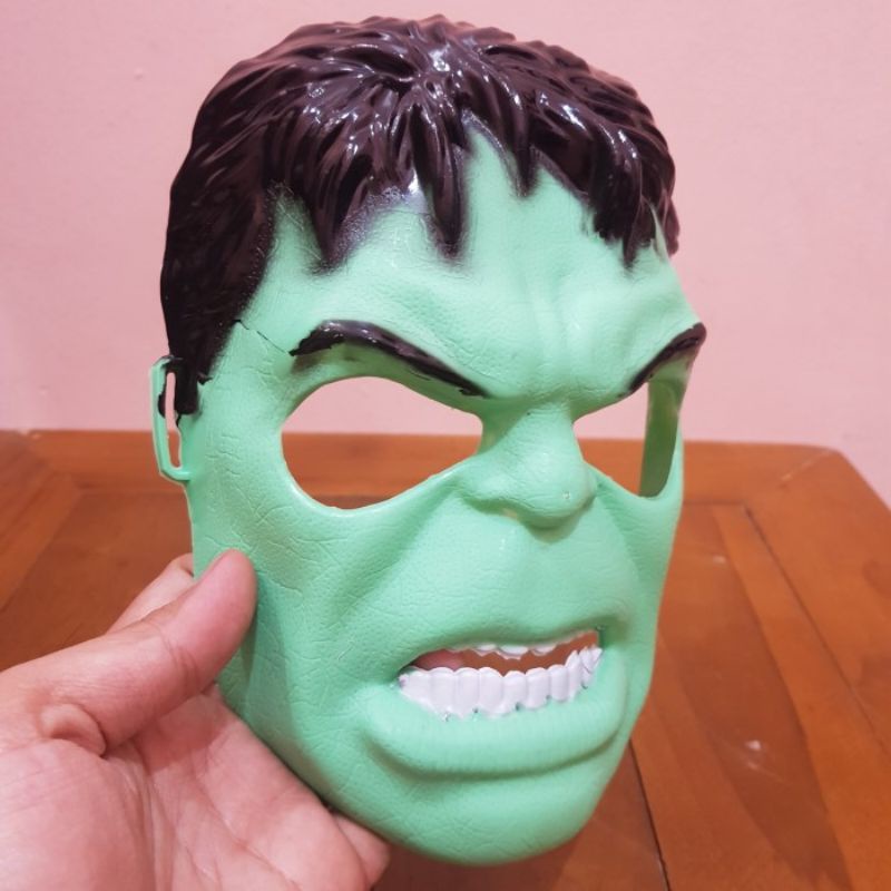 Mainan Topeng Figur Hulk - Cosplay Mask Kostum Super Hero Anak Laki Cowok