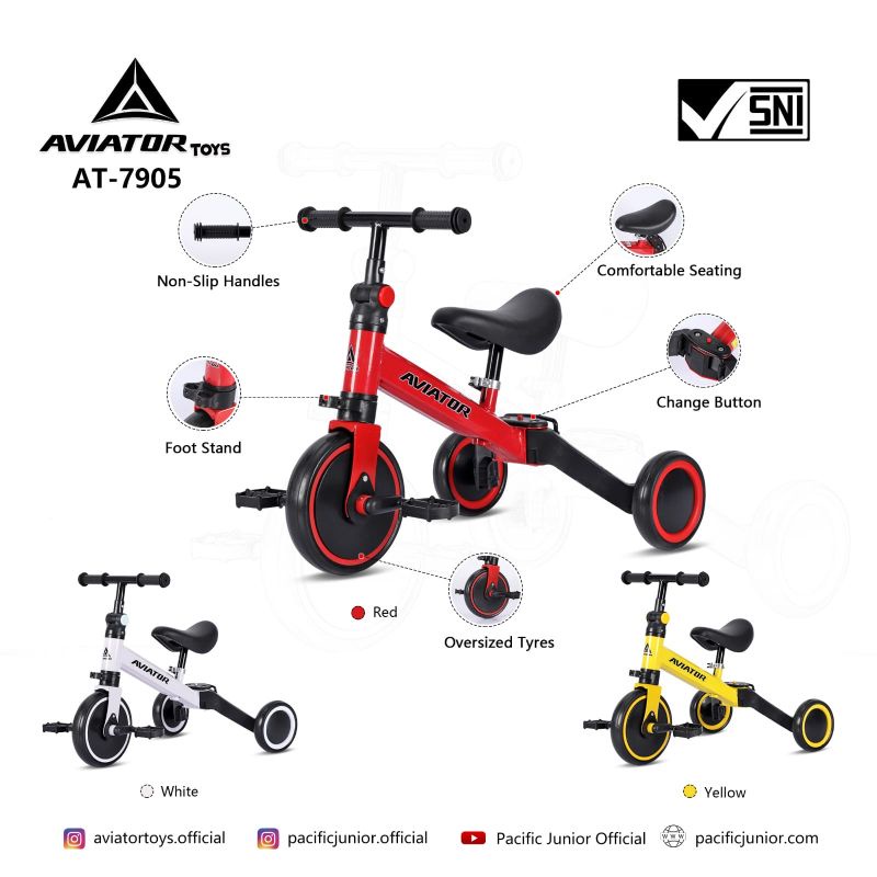 Balance Bike Sepeda Anak Murah Aviator Dan Exotic